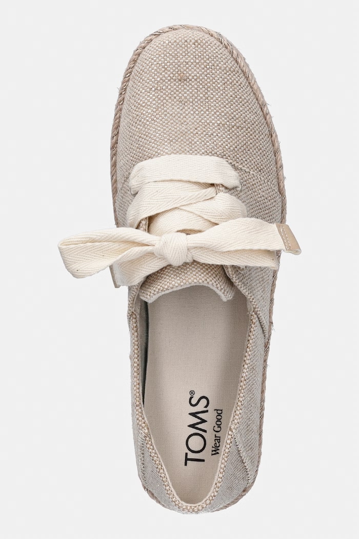 Toms dámske espadrilky CAROLINA LACE UP béžová 10023062.GOLD