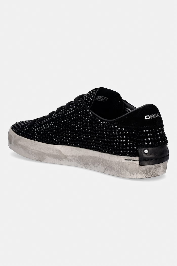 Obuv Crime London DISTRESSED tenisky dámske 25009AA8.020 čierna