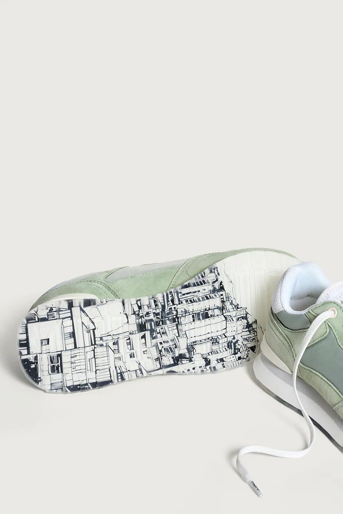 Obuwie Hoff MEDELLÍN sneakersy damskie zamszowe 12502004 zielony