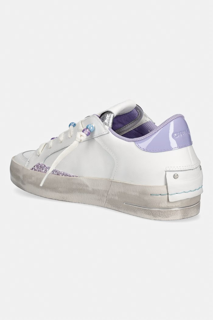 Încălțăminte Crime London SK8 DELUXE sneakers pentru femei 29152PP8.10 bej