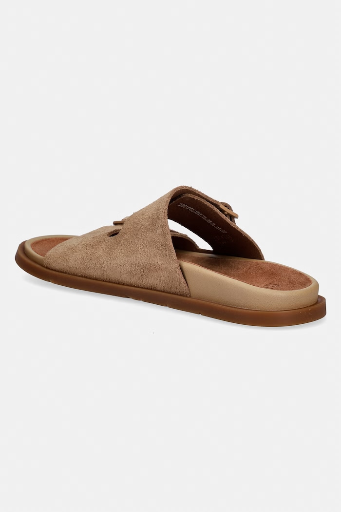 Obuwie Camper klapki damskie zamszowe Lluc Sandal K201881.003 beżowy