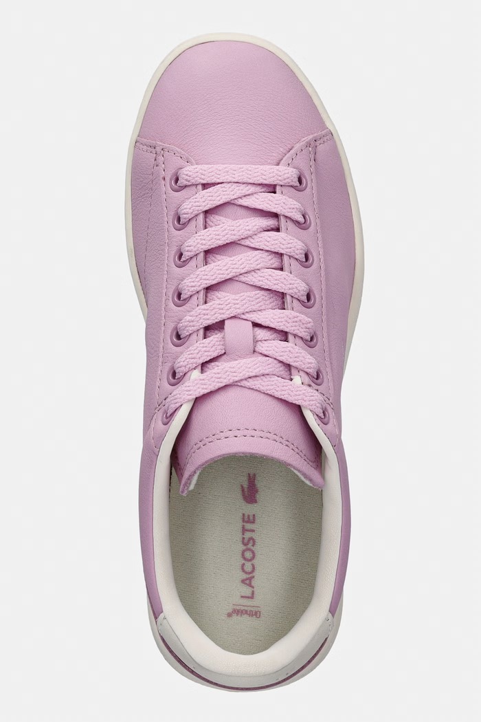 Lacoste Carnaby Set Leather Sneakers tenisky dámske kožené ružová 51SFA0094.ANQ