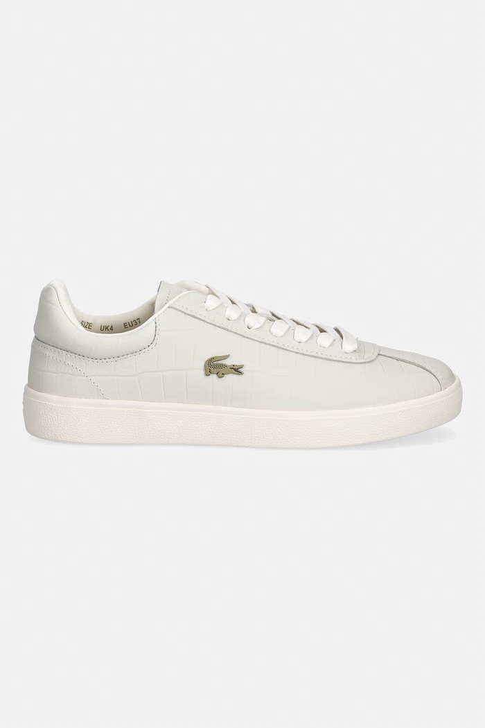 Lacoste Baseshot Leather Sneakers sneakers pentru femei, din piele 51SFA0195.18C bej SS26