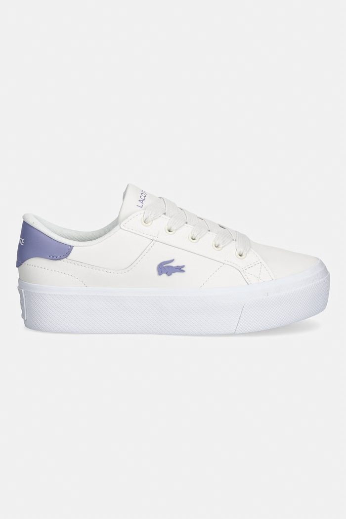 Lacoste Ziane Platform Leather Sneakers tenisky dámske 50CFA0035.AI6 béžová SS26
