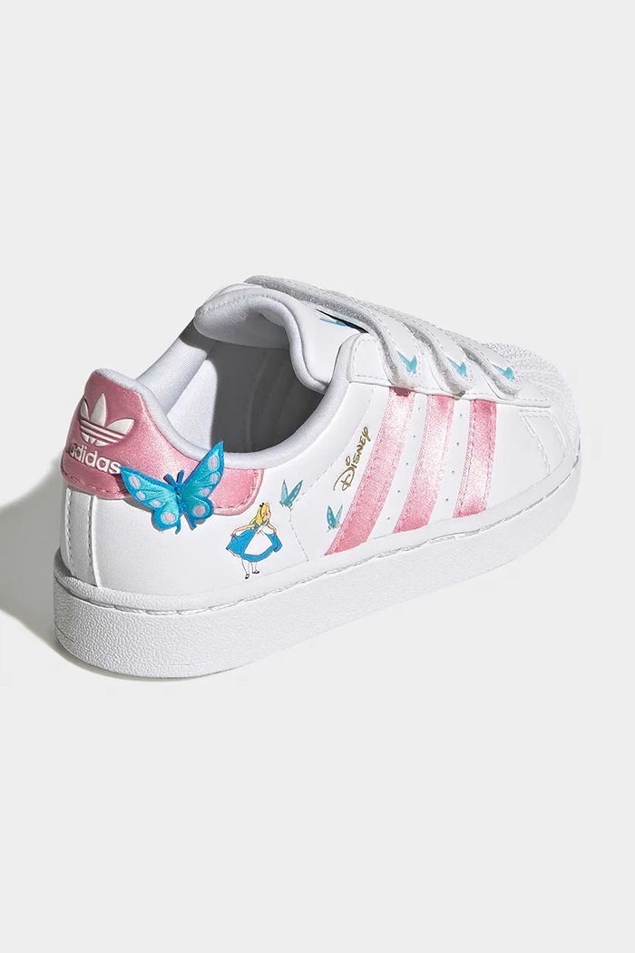 Dievča Detské tenisky adidas Originals DISNEY SUPERSTAR II IH1735 biela
