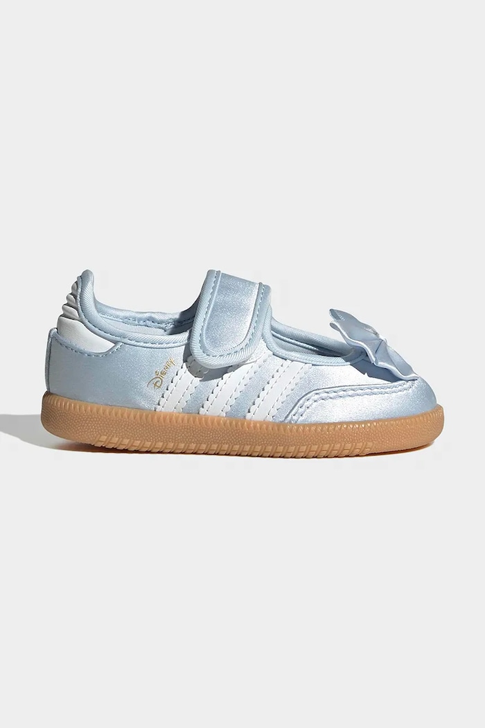 Detské balerínky adidas Originals DISNEY SAMBA JANE textilný modrá IH1760