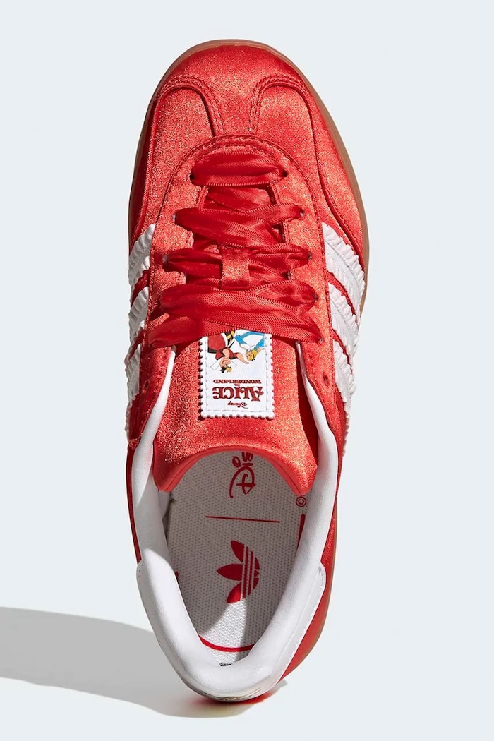 Detské tenisky adidas Originals DISNEY GAZELLE INDOOR IH1761 červená