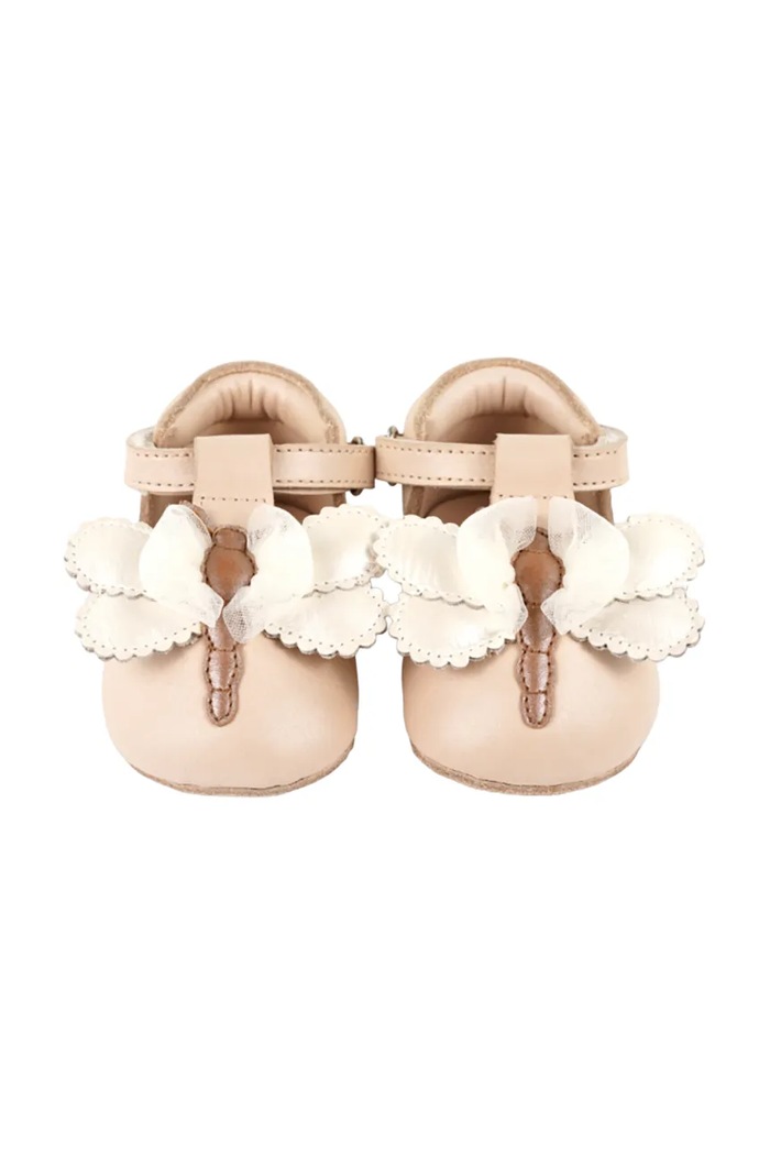 Donsje pantofi pentru bebeluși Zaizou Shoes Shimmer Libelle 1042801 bej SS26