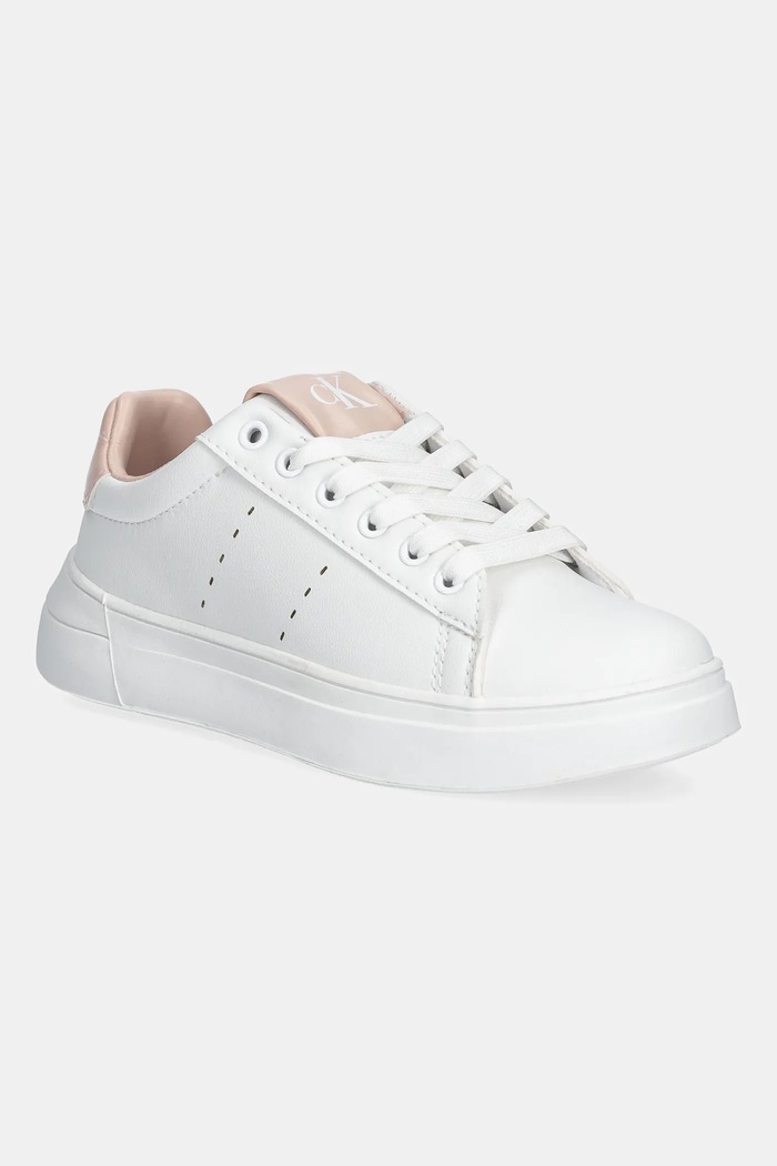 Calvin Klein Jeans gyerek sportcipő Planet friendly fehér V3A9.83221.30.34
