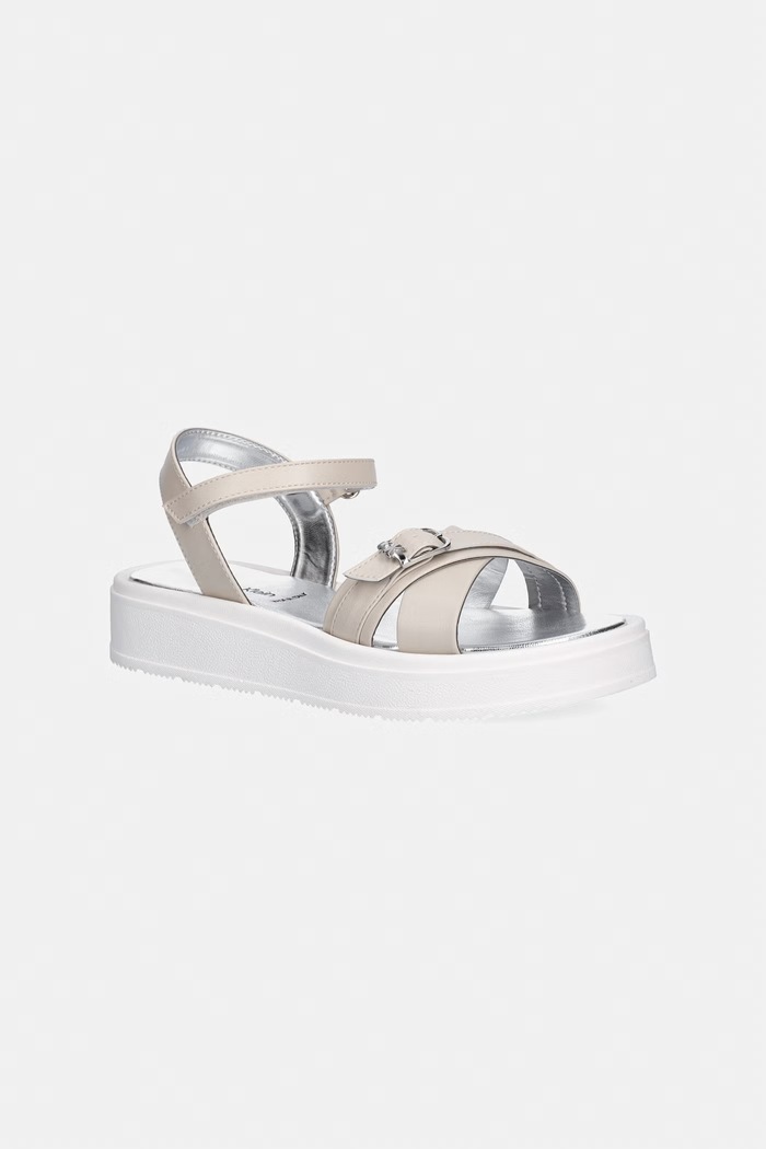 Calvin Klein Jeans sandały dziecięce beżowy V4A2.83260.35.39