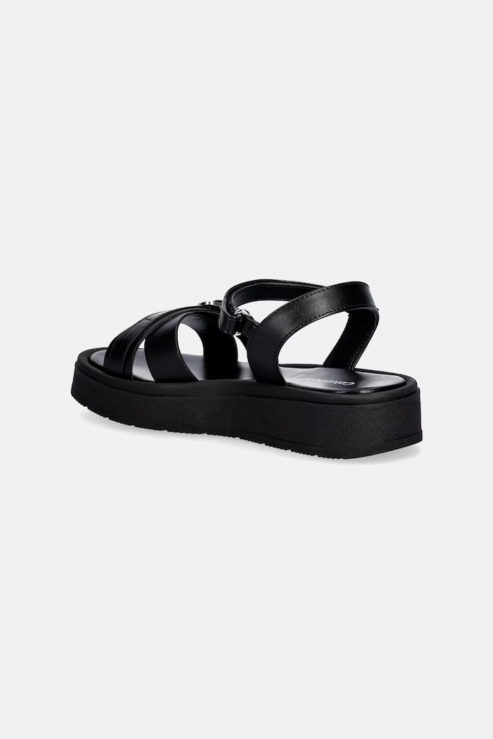 Dziewczynka Calvin Klein Jeans sandały dziecięce V4A2.83260.35.39 czarny