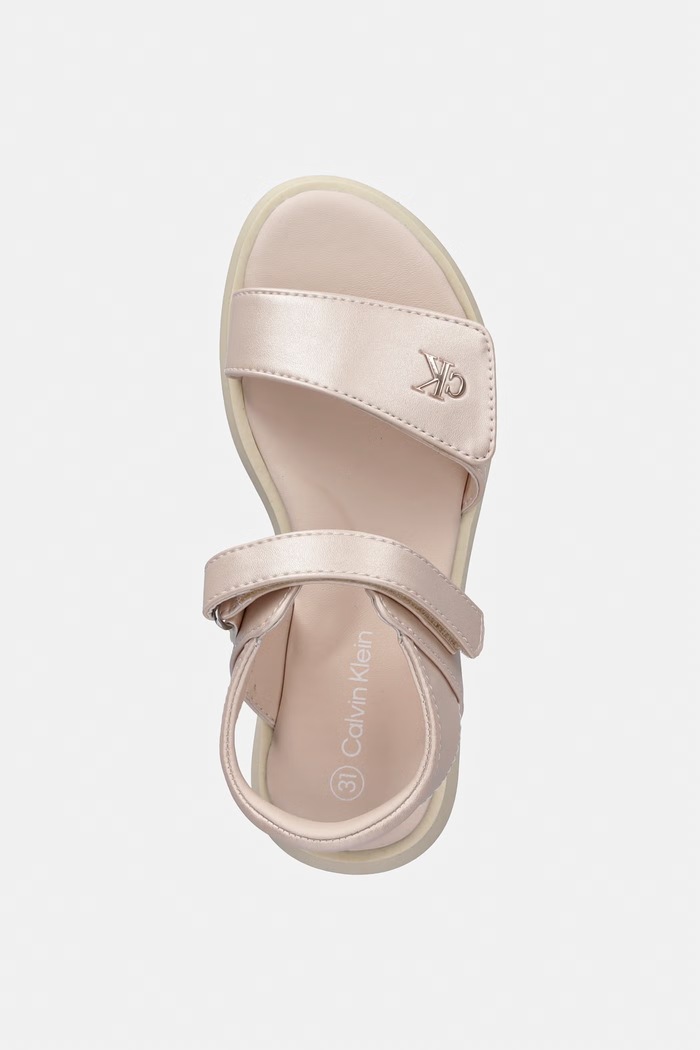 Дитячі сандалі Calvin Klein Jeans рожевий V1A2.83241.30.34