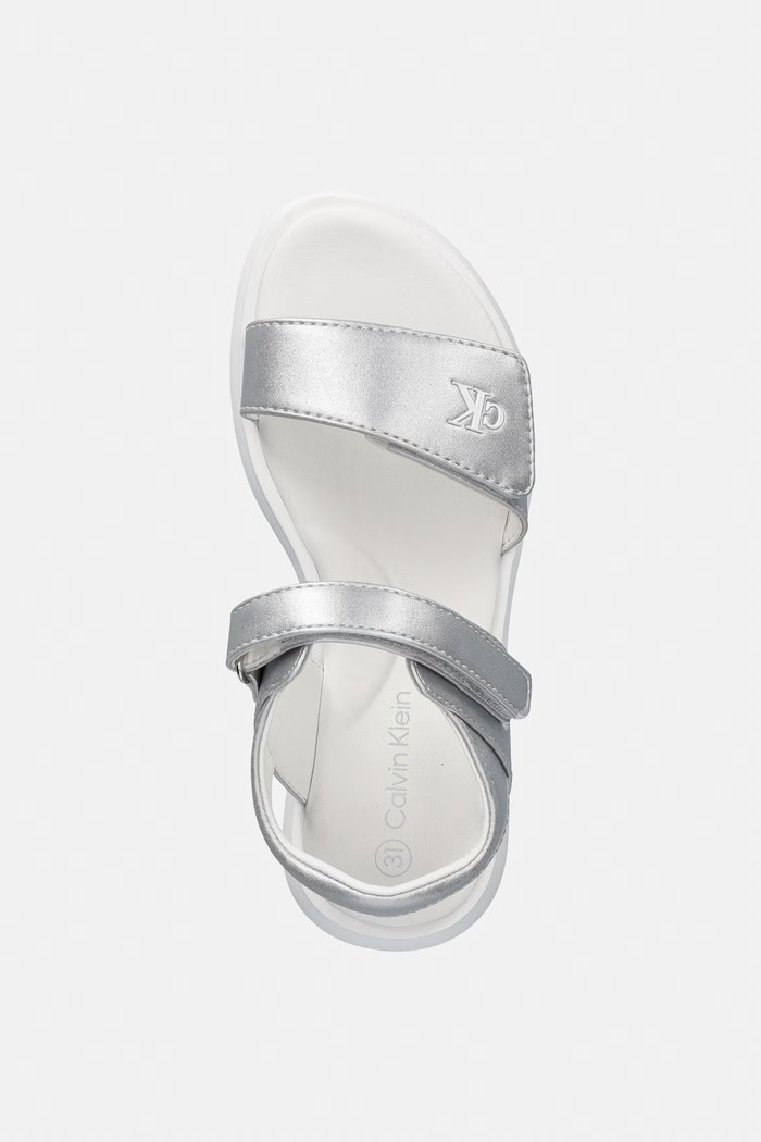 Calvin Klein Jeans sandale copii argintiu V1A2.83241.30.34