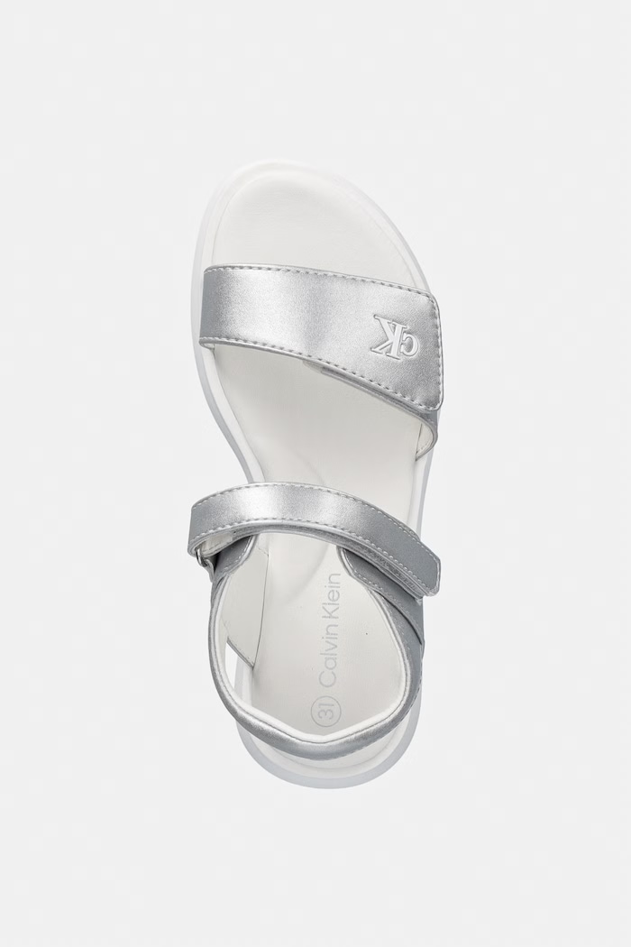 Calvin Klein Jeans sandale copii argintiu V1A2.83241.30.34