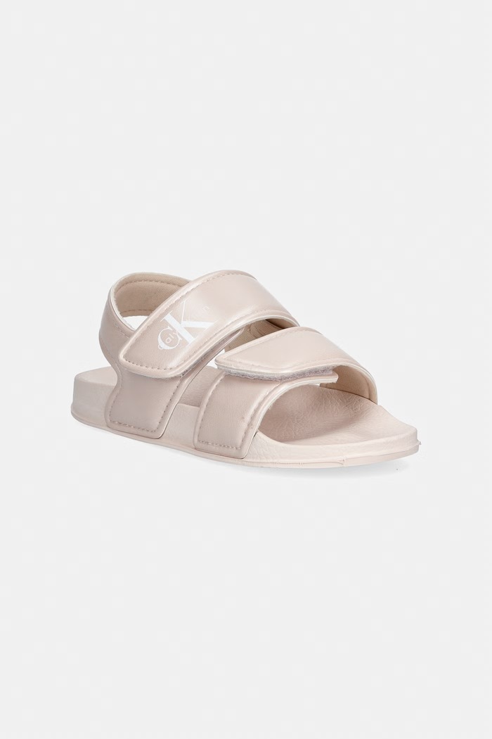 Calvin Klein Jeans sandale cu toc plat copii roz V1AF.83266.22.29
