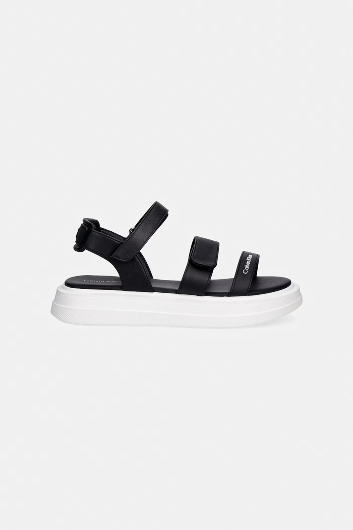 Calvin Klein Jeans detské sandále V3A2.83250.35.39 čierna SS26