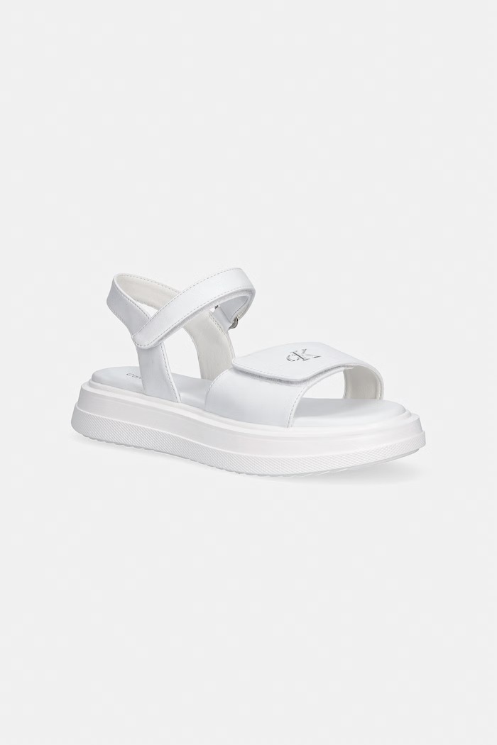 Calvin Klein Jeans Sandale Femei alb V3A2.83251.35.39