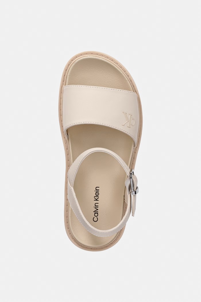 Calvin Klein Jeans sandały dziecięce beżowy V3A2.83255.30.34