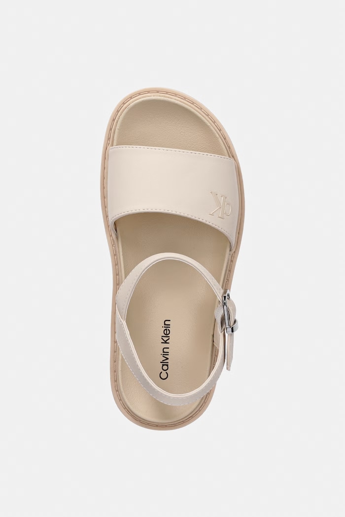 Calvin Klein Jeans sandały dziecięce beżowy V3A2.83255.30.34