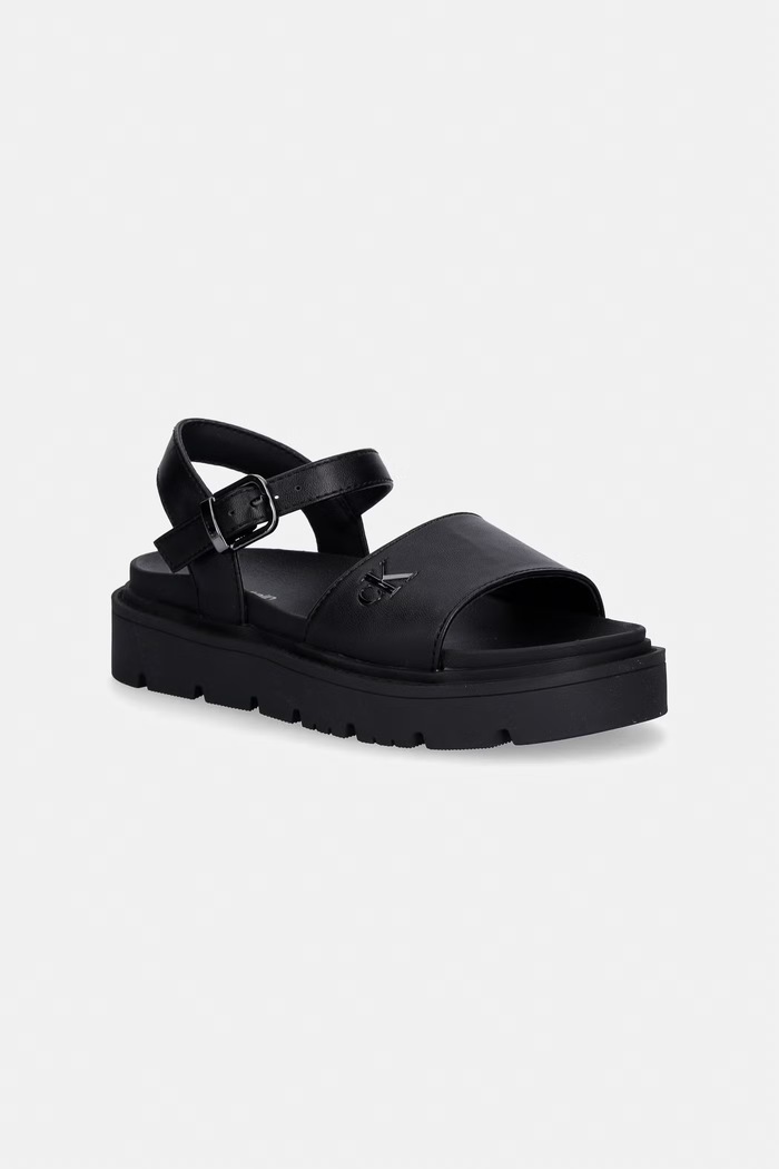 Detské sandále Calvin Klein Jeans čierna V3A2.83255.30.34