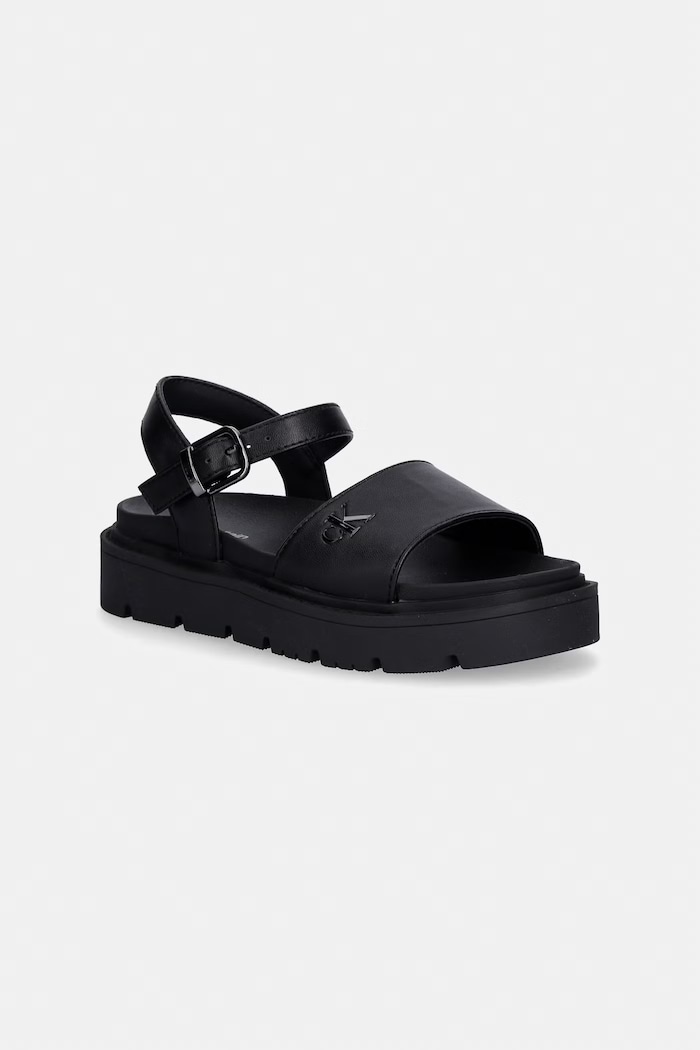 Detské sandále Calvin Klein Jeans čierna V3A2.83255.30.34