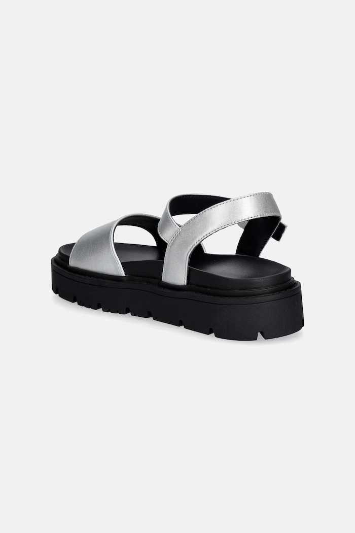 Fete Calvin Klein Jeans sandale copii V3A2.83257.35.39 argintiu