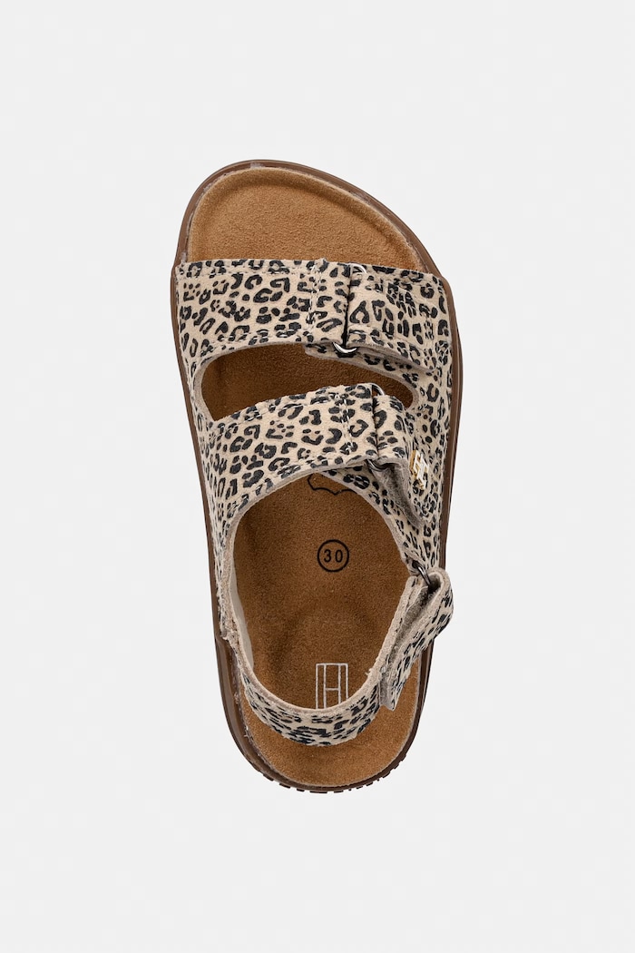 Tommy Hilfiger sandały dziecięce zamszowe brązowy T3A2.34306.30.34