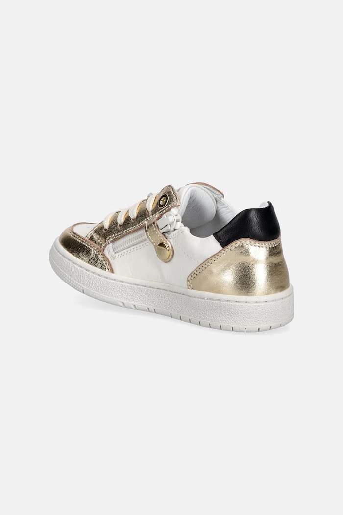 Dziewczynka Elisabetta Franchi sneakersy skórzane dziecięce F1A9.E0496 złoty