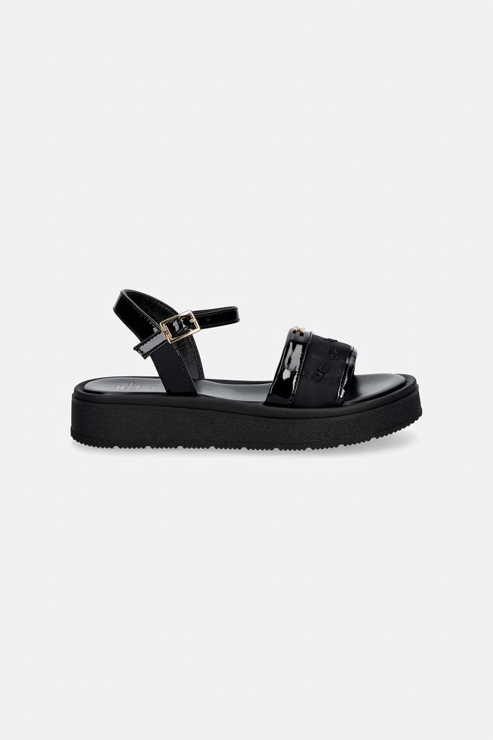 Elisabetta Franchi sandały dziecięce F4A2.E0595.31.34 czarny SS26
