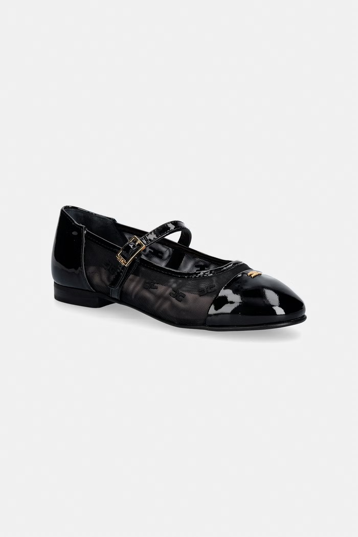Elisabetta Franchi balerini pentru copii negru F4A3.E0483.30.34