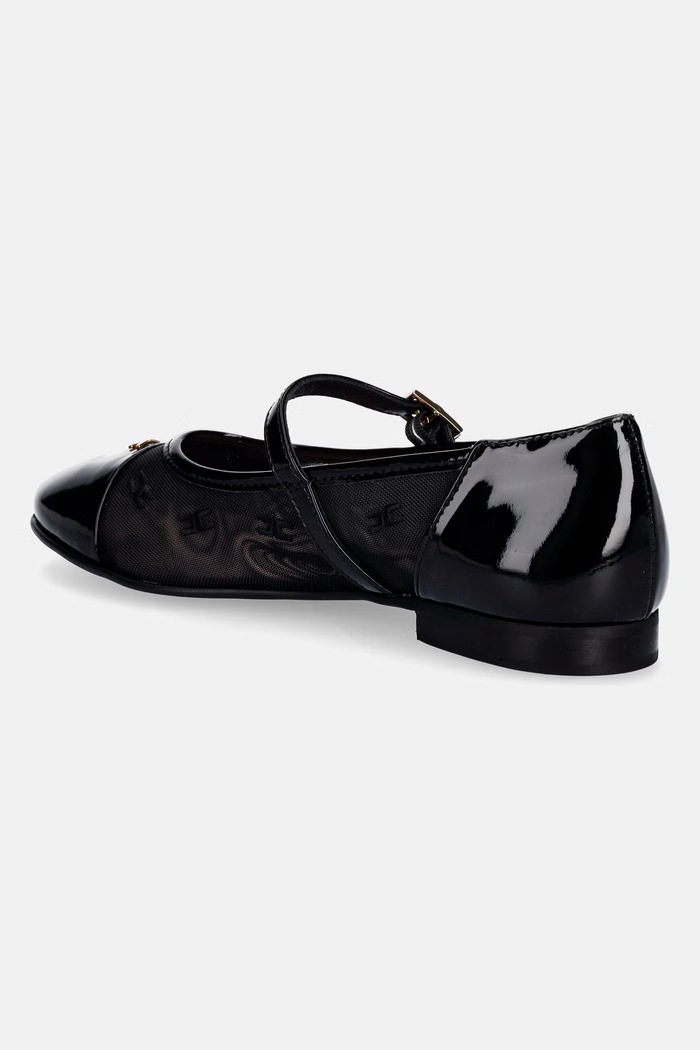 Dziewczynka Elisabetta Franchi baleriny dziecięce F4A3.E0483.35.38 czarny