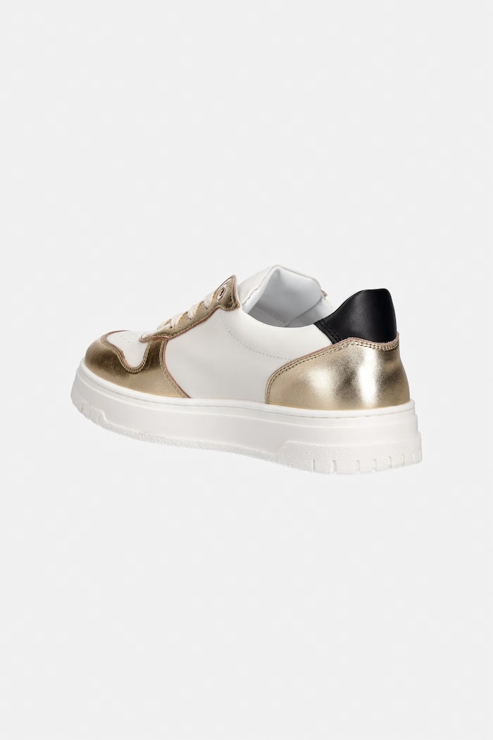 Dziewczynka Elisabetta Franchi sneakersy skórzane dziecięce F4A9.E0521.30.34 złoty
