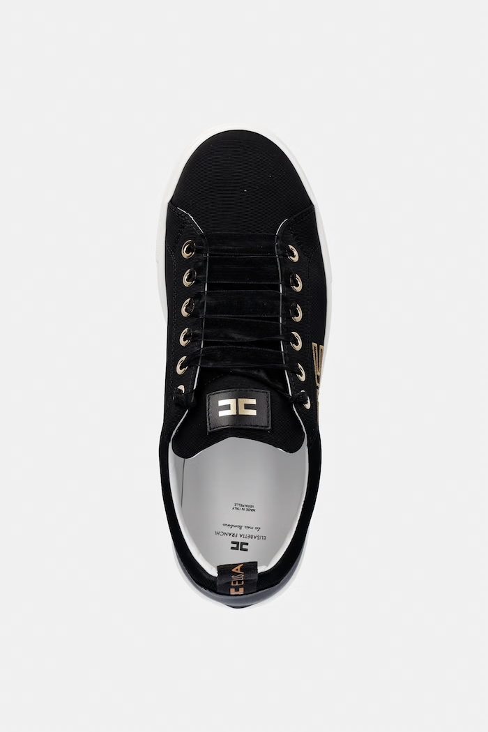 Elisabetta Franchi sneakersy czarny F4A9.E0528.35.38