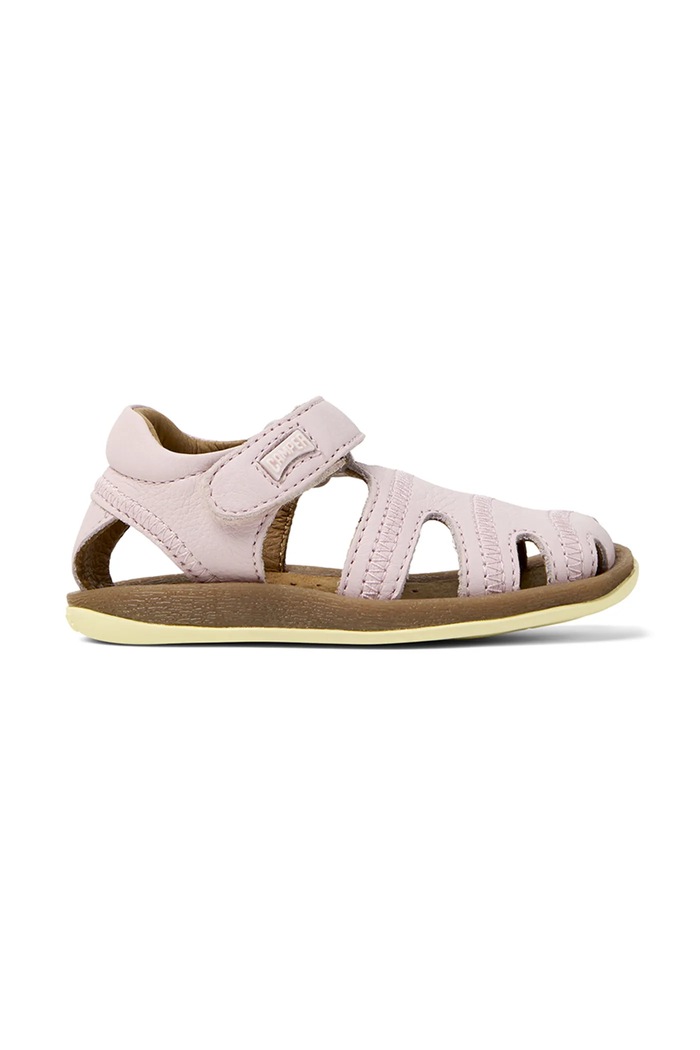Dětské kožené sandály Camper Bicho FW Planet friendly růžová 80372.G