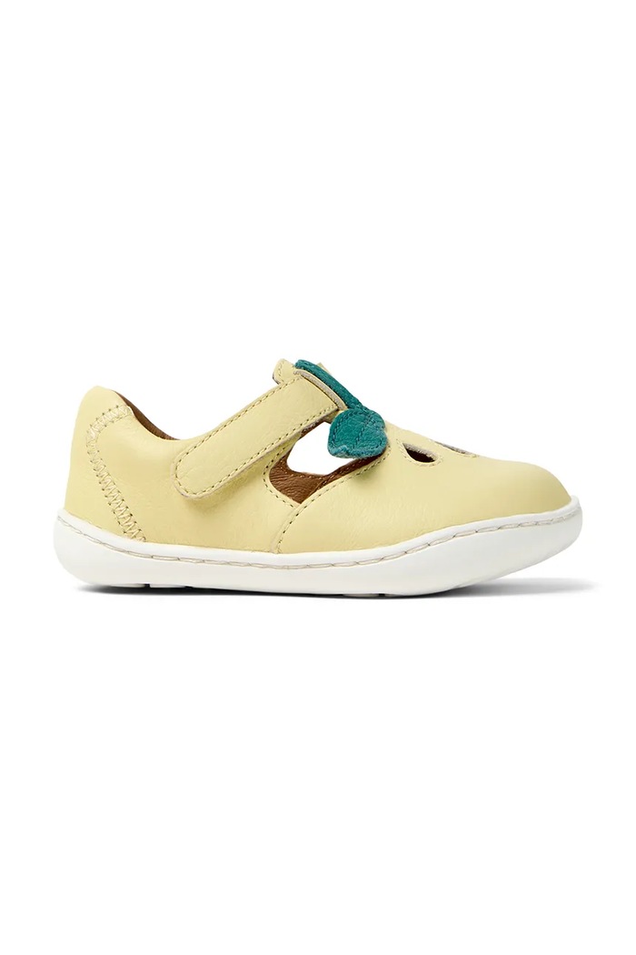 Camper polobotky dětské kožené TWS FW K800679 žlutá SS26