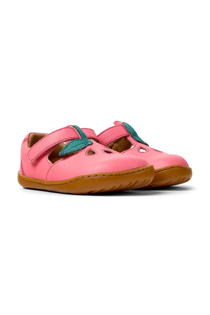 Dievča Camper poltopánky detské kožené TWS FW K800679 ružová