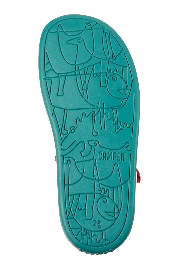 Camper sandály dětské kožené TWS Kids K800671.28.34 růžová