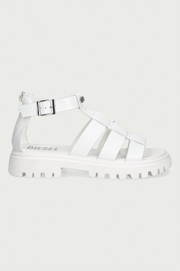 Diesel босоніжки дитячі D-SANSTRY SANDALS BC1066.KF015.36.40 білий SS26