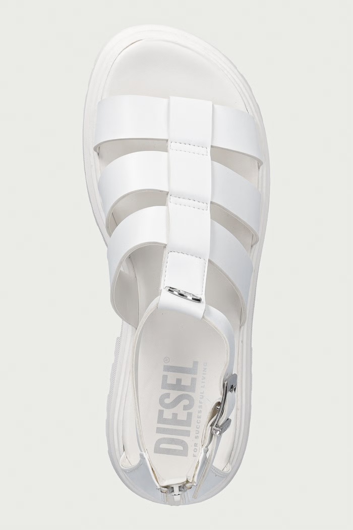 Diesel босоніжки дитячі D-SANSTRY SANDALS білий BC1066.KF015.36.40