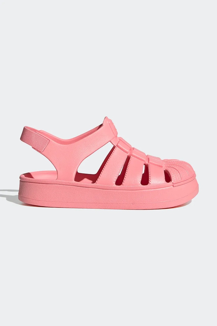 Detské sandále adidas Originals SUPERSTAR SANDAL oranžová JI2799