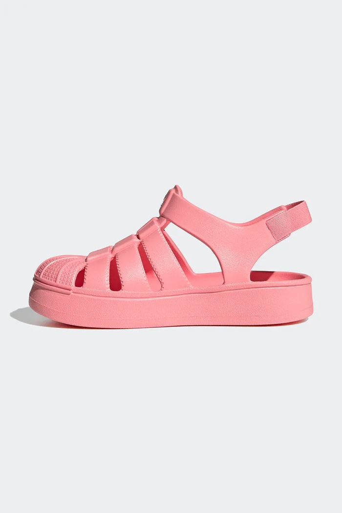 Detské sandále adidas Originals SUPERSTAR SANDAL oranžová JI2799