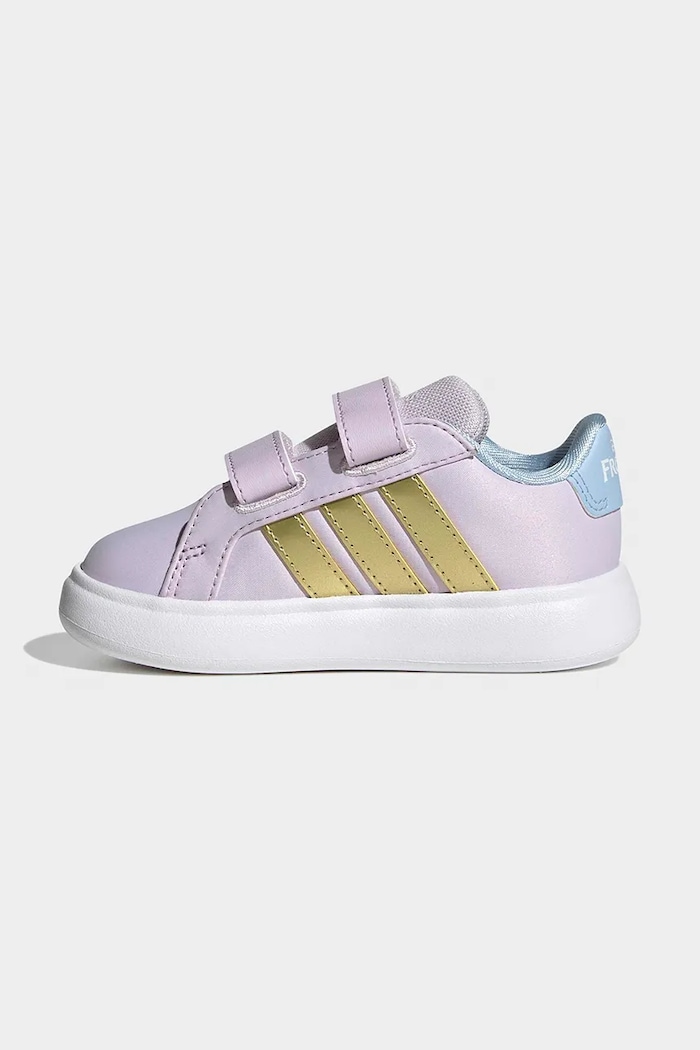 Detské tenisky adidas DISNEY GRAND COURT ELSA fialová JQ4356