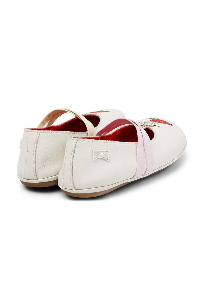 Detské kožené balerínky Camper TWS Kids by Moomin béžová K800699.28.34