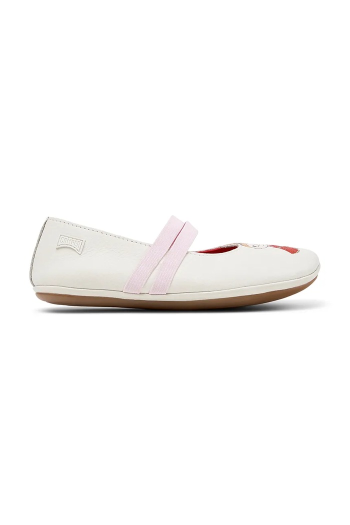 Dětské kožené baleríny Camper TWS Kids by Moomin K800699.35.38 béžová SS26