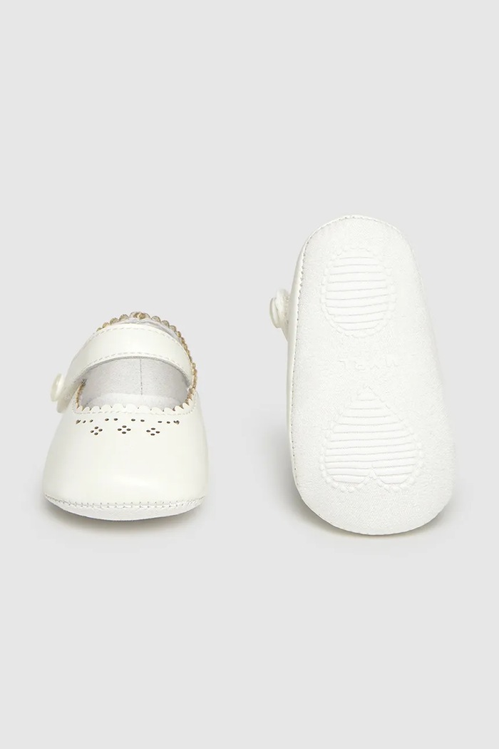 Čevlji za dojenčka Mayoral Newborn bela 9092.2N.Newborn.PPY2