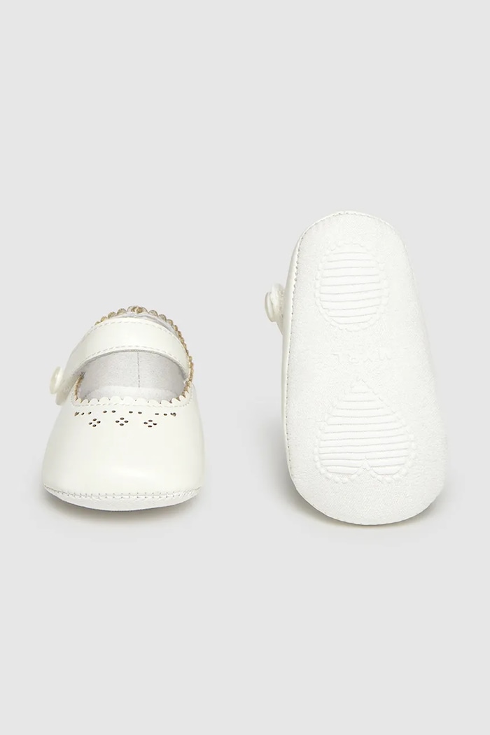 Čevlji za dojenčka Mayoral Newborn bela 9092.2N.Newborn.PPY2