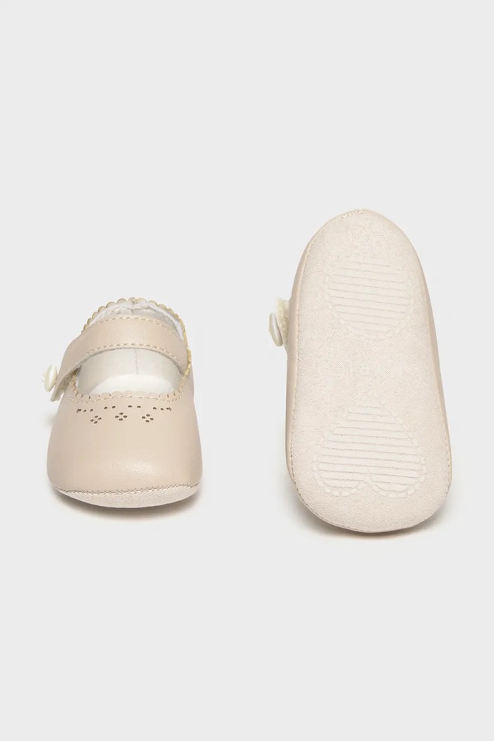 Dziewczynka Mayoral Newborn buty niemowlęce 9092.2N.Newborn.PPY2 beżowy