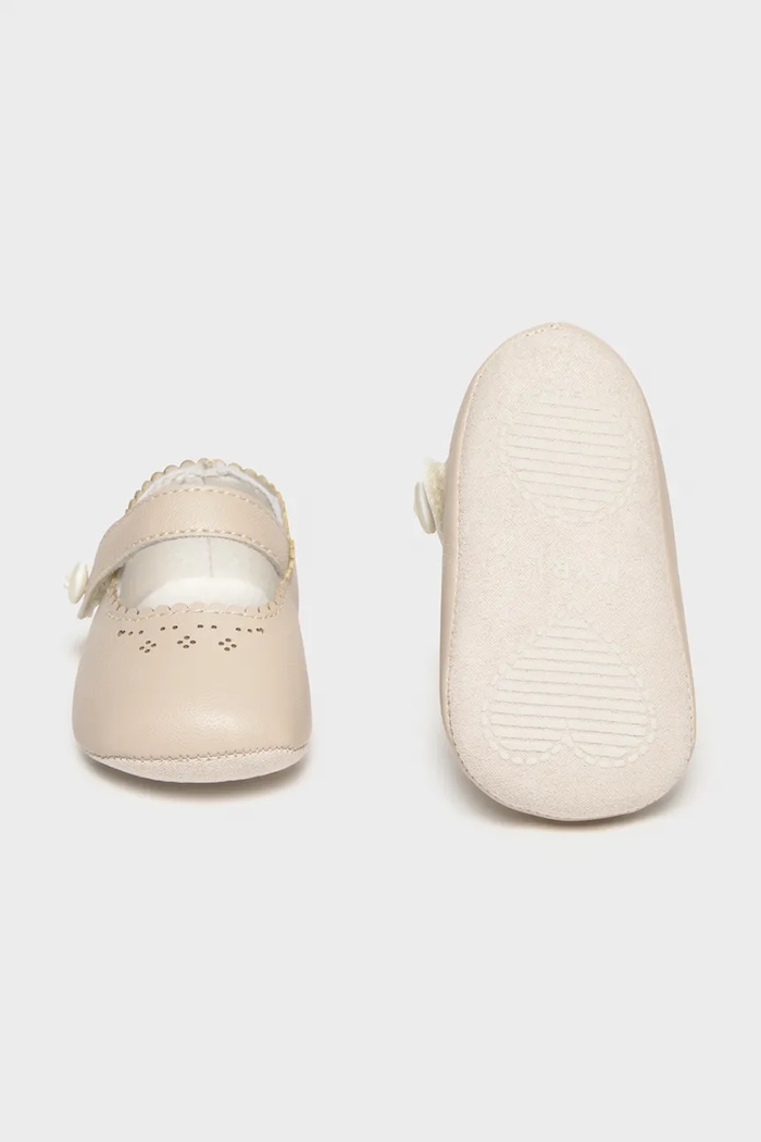 Dziewczynka Mayoral Newborn buty niemowlęce 9092.2N.Newborn.PPY2 beżowy