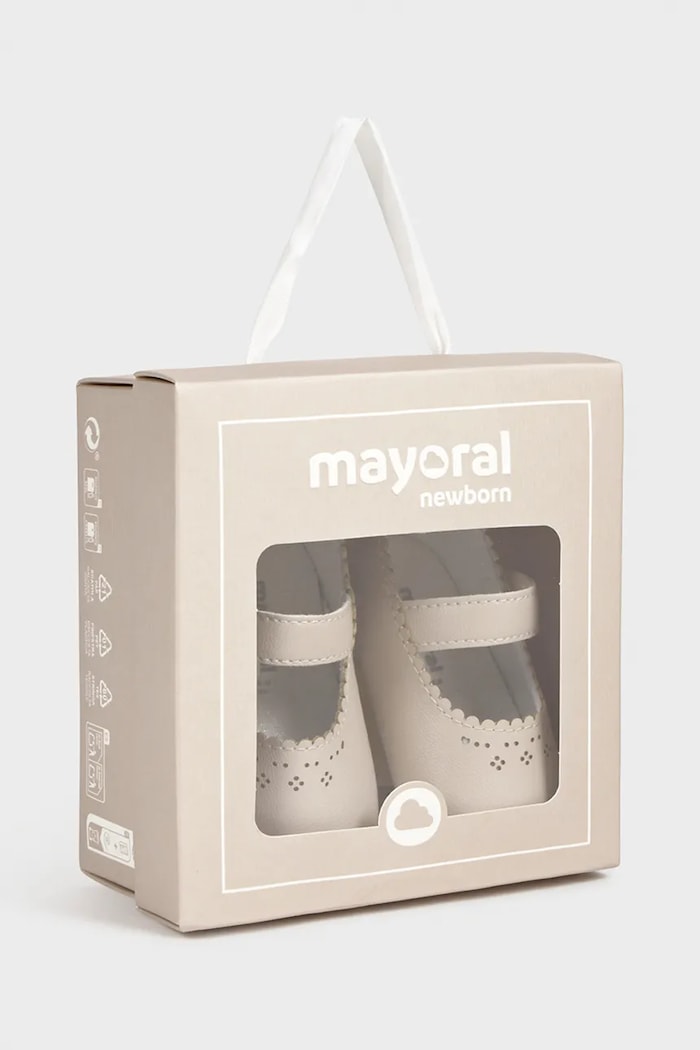 Mayoral Newborn buty niemowlęce beżowy 9092.2N.Newborn.PPY2