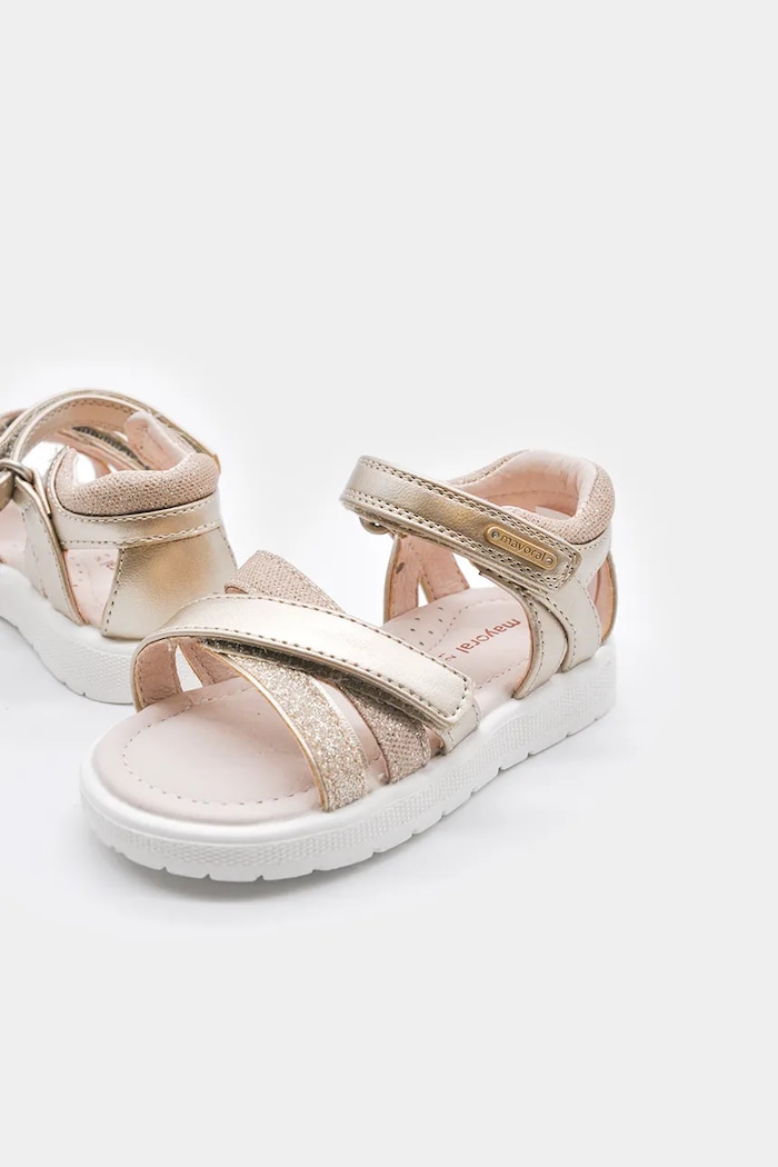 Dětské sandály Mayoral zlatá 41741.37C.Baby.PPY2
